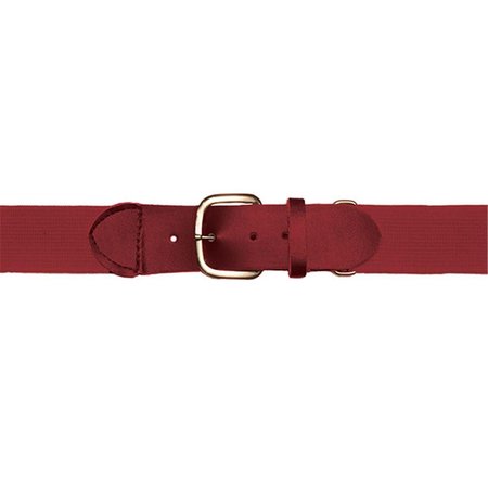 CHAMPION SPORTS Adult Baseball & Softball Uniform Belt&#44; Cardinal UBCD